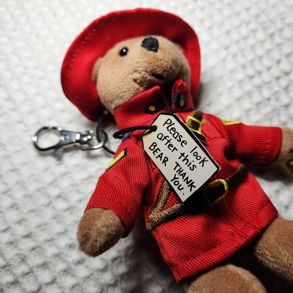 Paddington Bear Keychain with Red Coat 2016 NWT - Picture 2 of 8